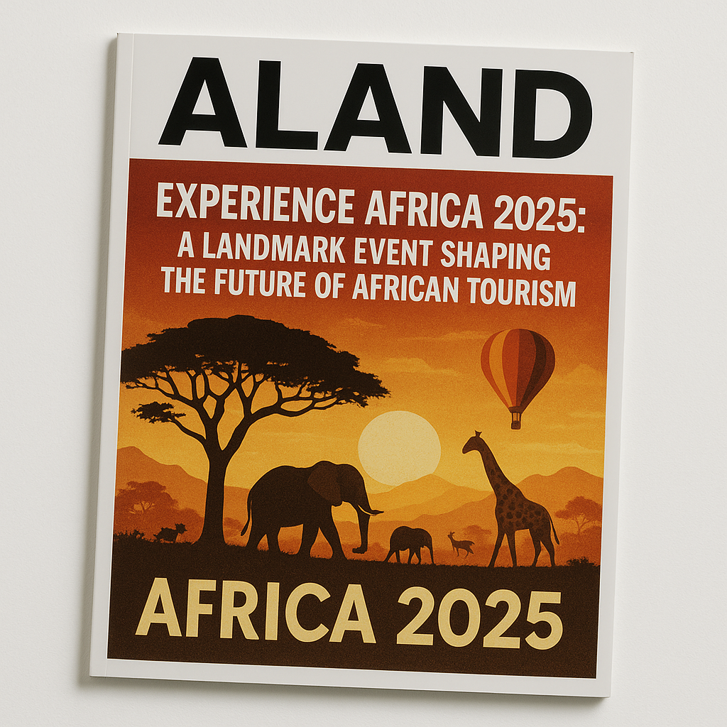  ALAND Magazine Cover – Experience Africa 2025 Tourism Event